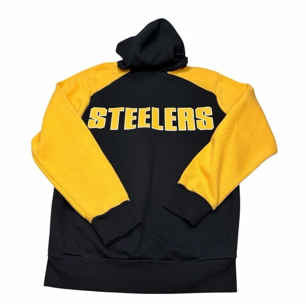 NFL Pittsburgh Steelers Black and Yellow Hoodie - Picture 2 of 9